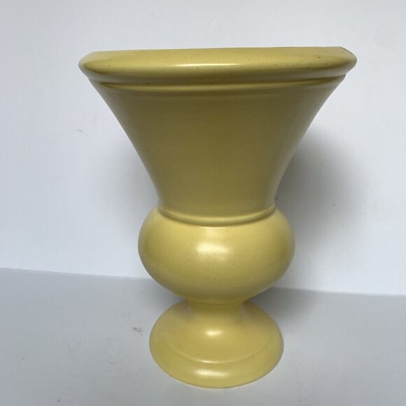 Haeger Pottery Yellow Large Vase MCM 9" Ceramic - Picture 4 of 8